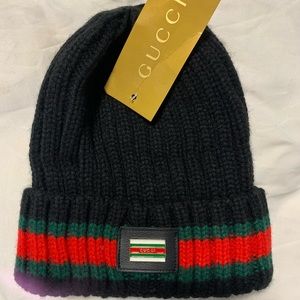 Black, Red, Green Beanie